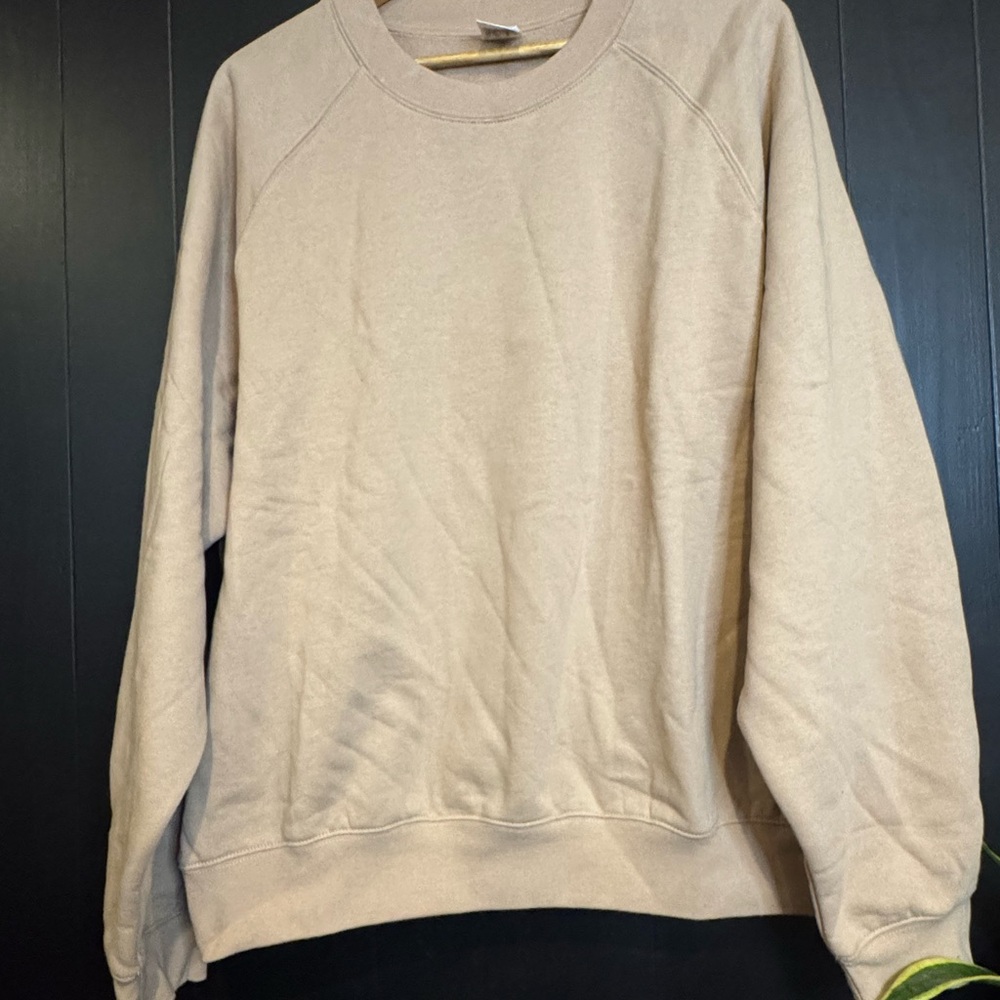 Superline Men's Oatmeal Crewneck Sweatshirt